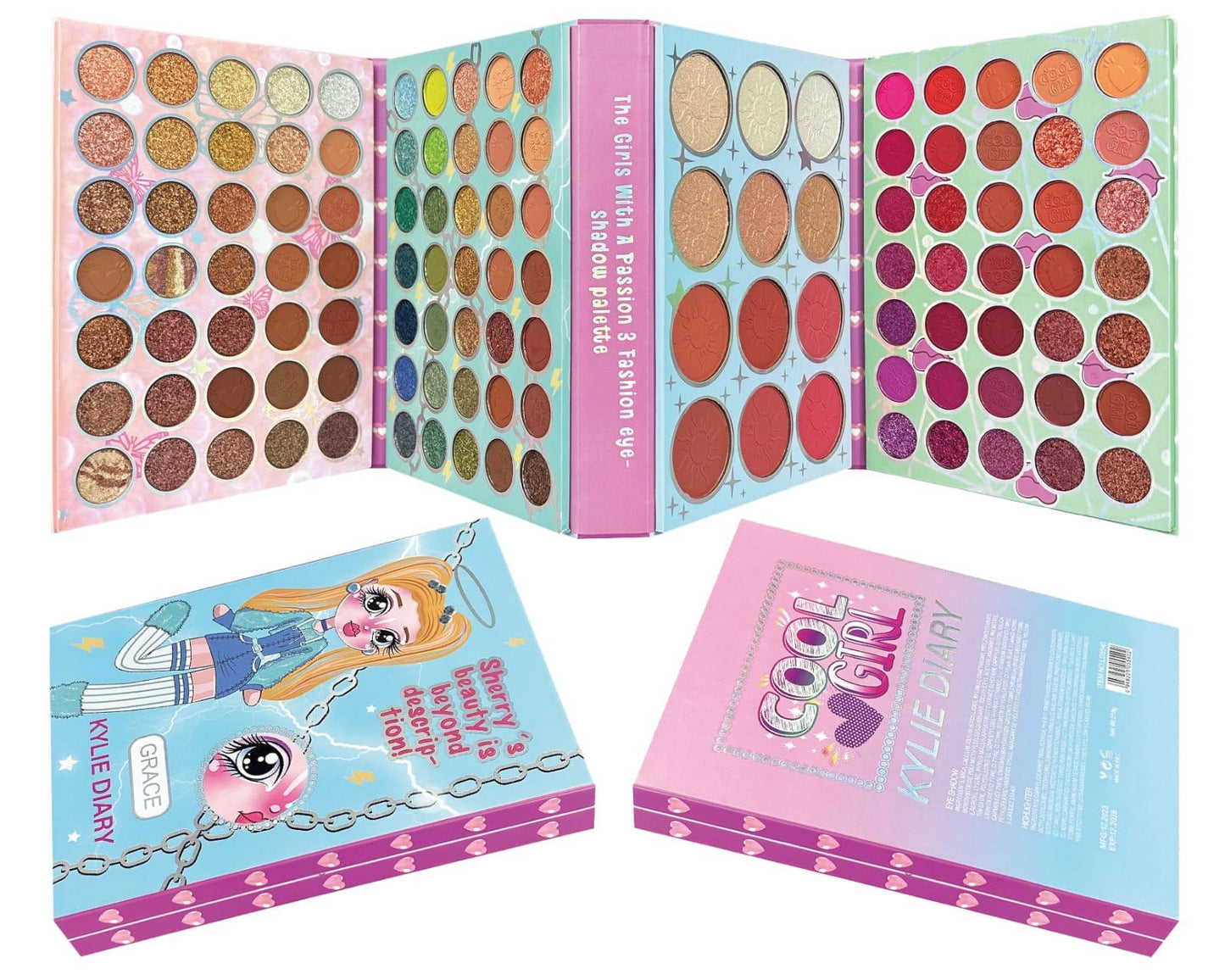📚 Beauty Forever 5,2,3 Palette Book – Ultimate Eyeshadow Edition ✨