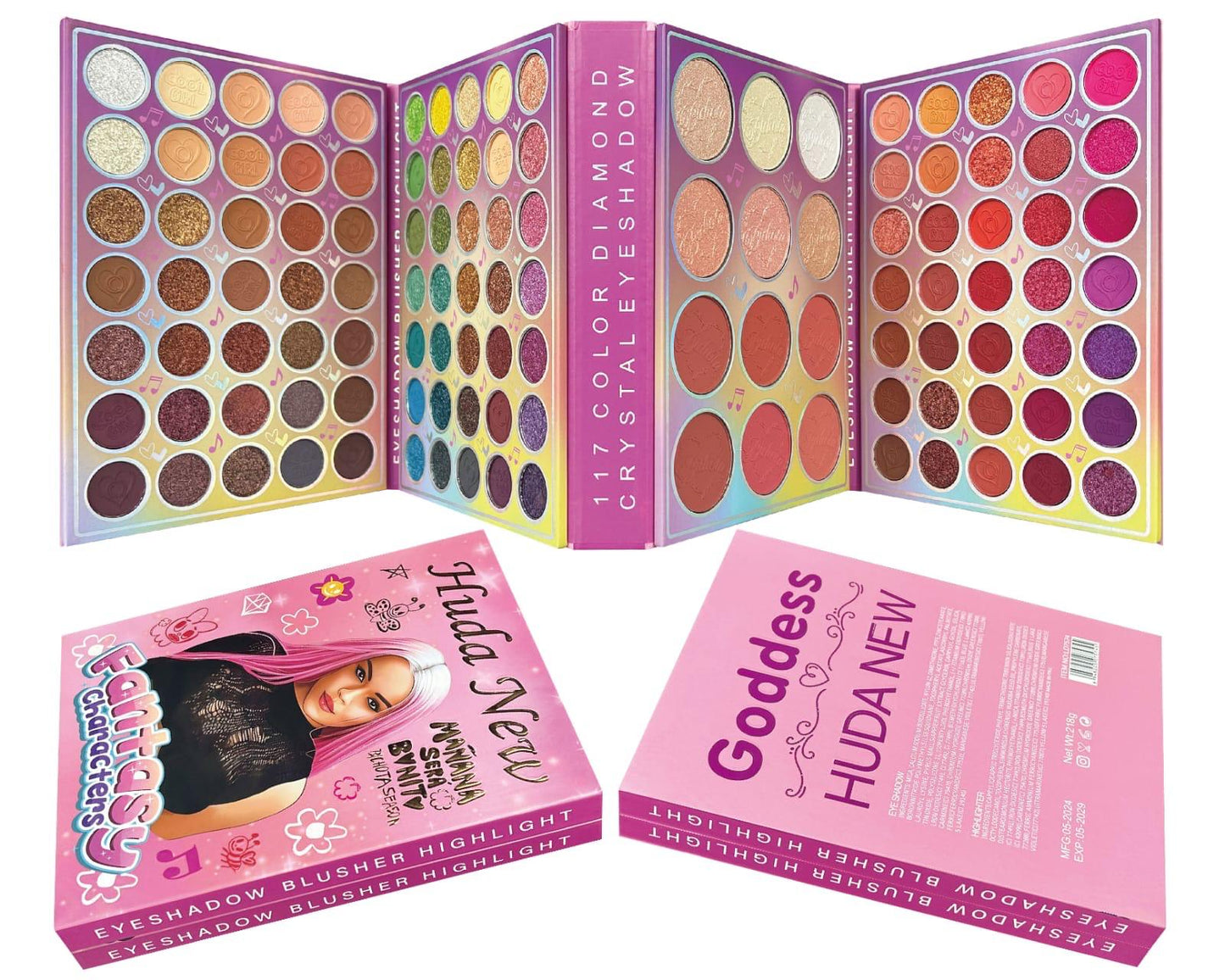 📚 Beauty Forever 5,2,3 Palette Book – Ultimate Eyeshadow Edition ✨