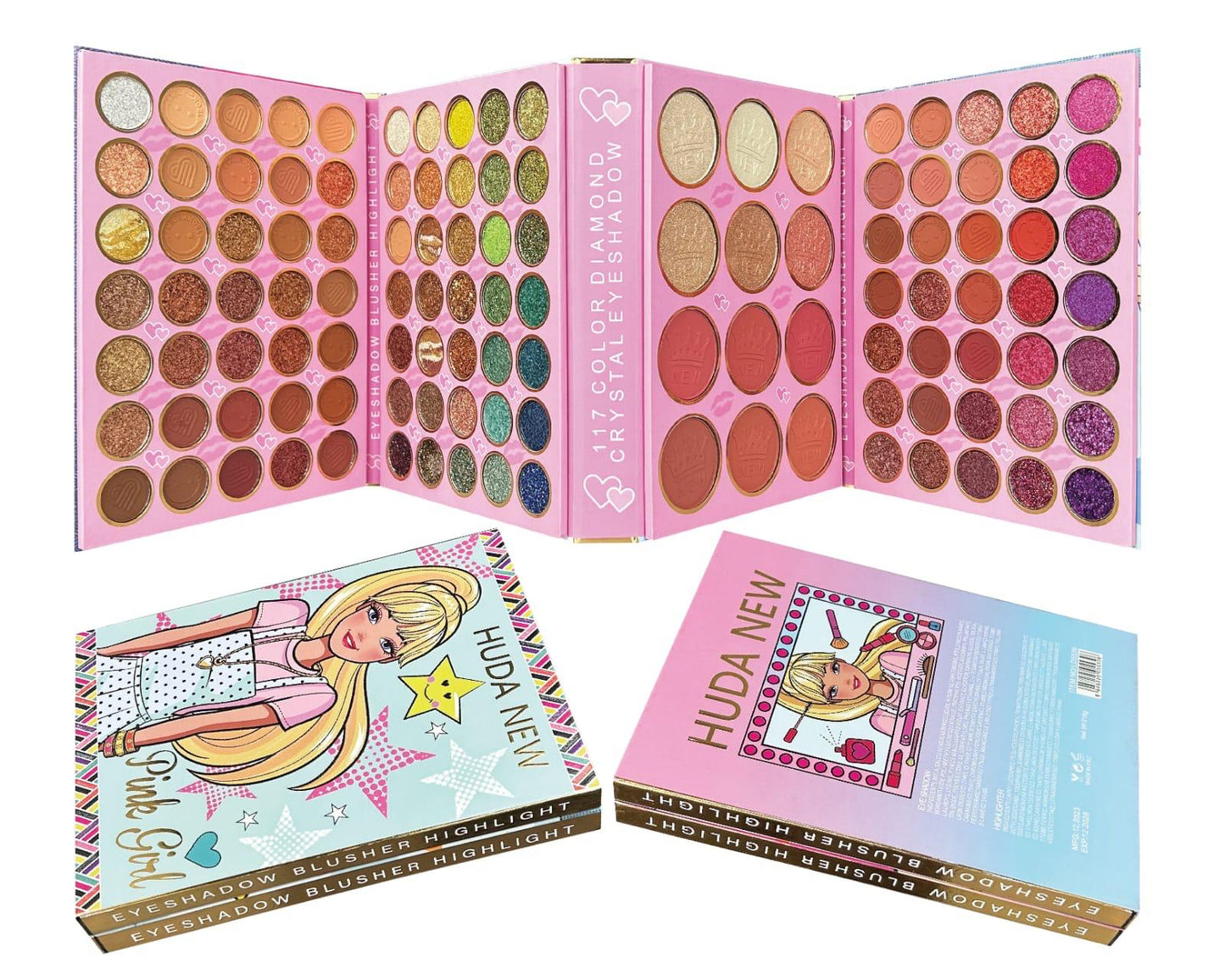 📚 Beauty Forever 5,2,3 Palette Book – Ultimate Eyeshadow Edition ✨