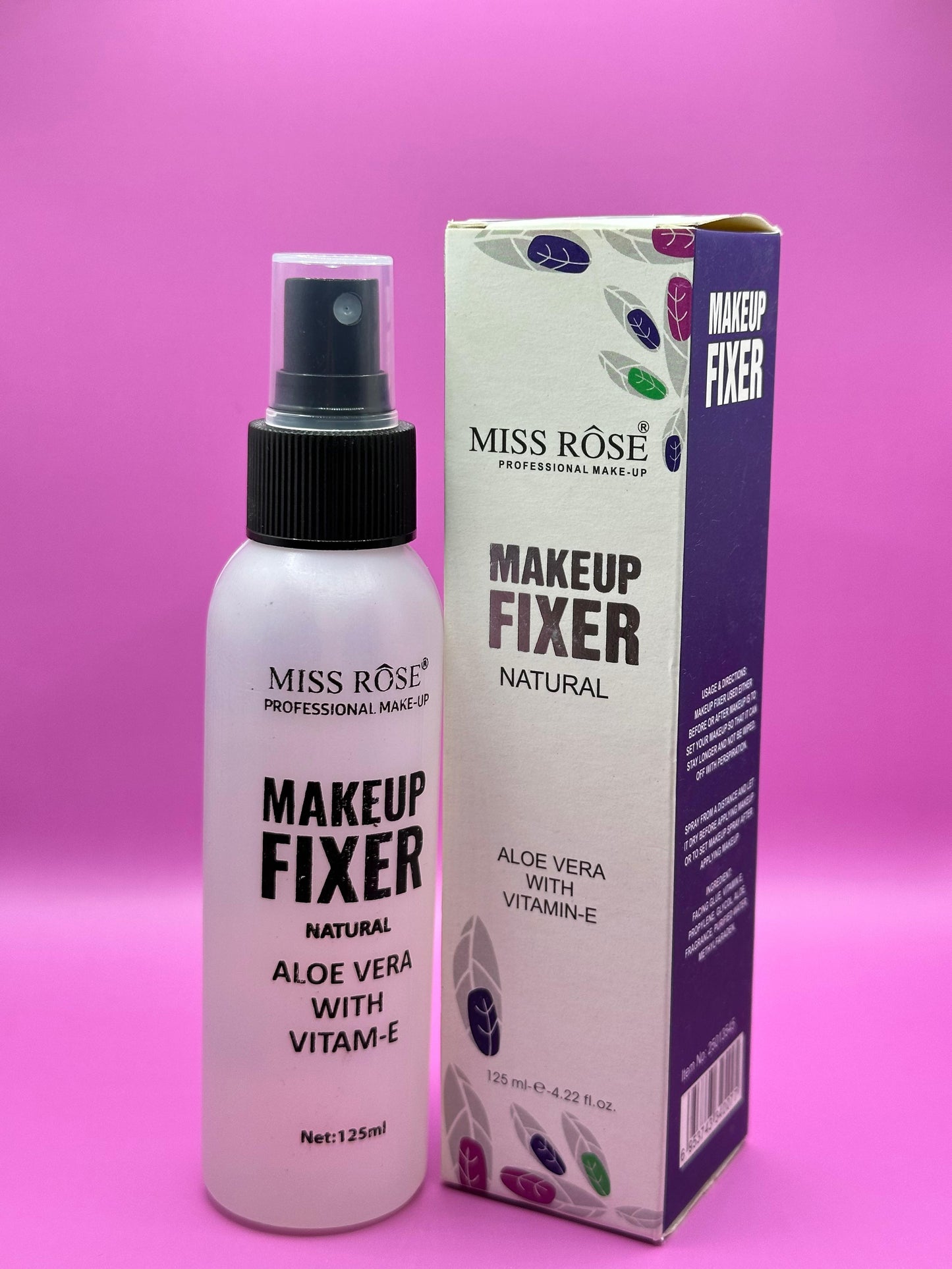 Miss Rose Makeup Fixer – Long-Lasting Setting Spray 💦✨