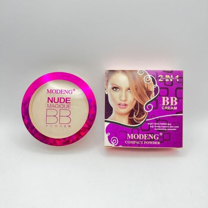 🧁 Modeng Nude Magique BB Powder – Smooth Finish, Flawless Skin ✨