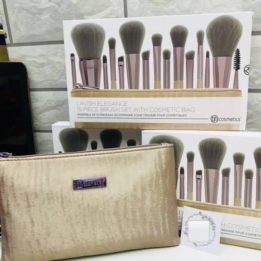 🖌️ Pro Makeup Brush Set Pouch– Blend, Buff & Perfect ✨