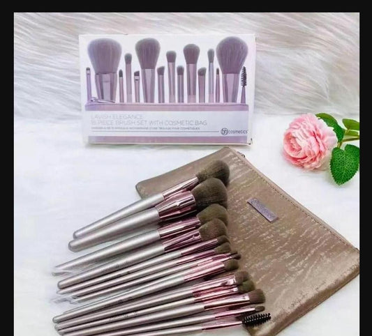 🖌️ Pro Makeup Brush Set Pouch– Blend, Buff & Perfect ✨
