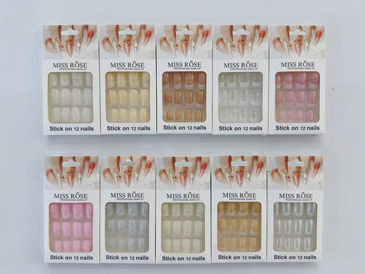 Nude Perfection Press-On Nails Set 🤍🖌️