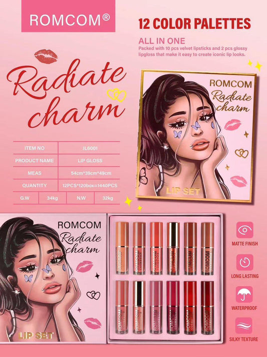 8-in-1 Velvet Matte Lipstick Set 💄🌈