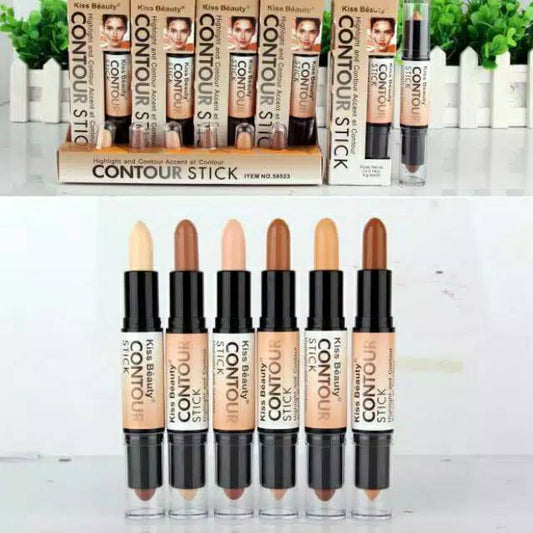 ✨ 2-in-1 Contour Stick – Sculpt & Highlight On-the-Go 💖